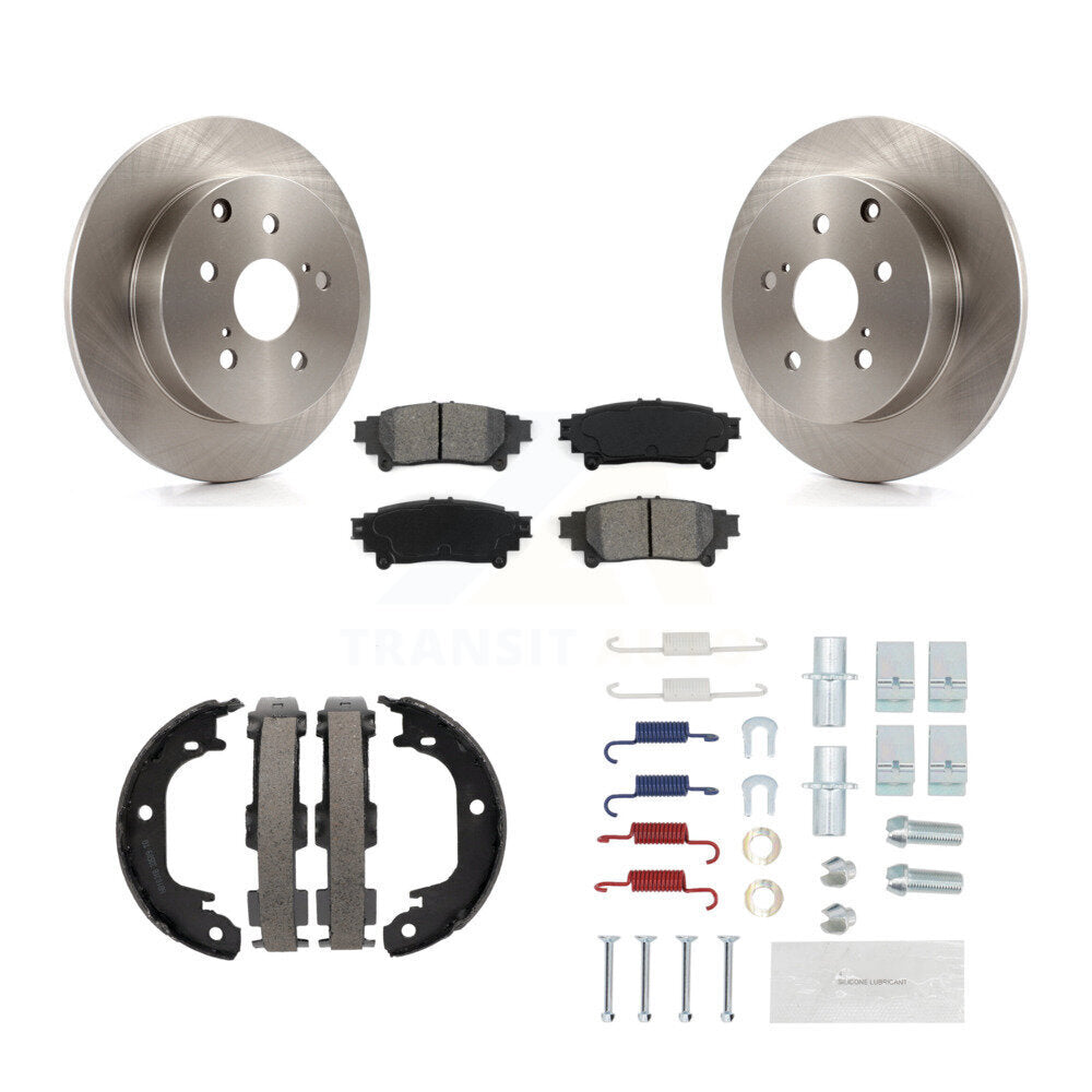 Transit Auto K8S-104654 Disc Brake Kit for 2012-2020 Toyota Mirai, Toyota Prius V - Rear product image