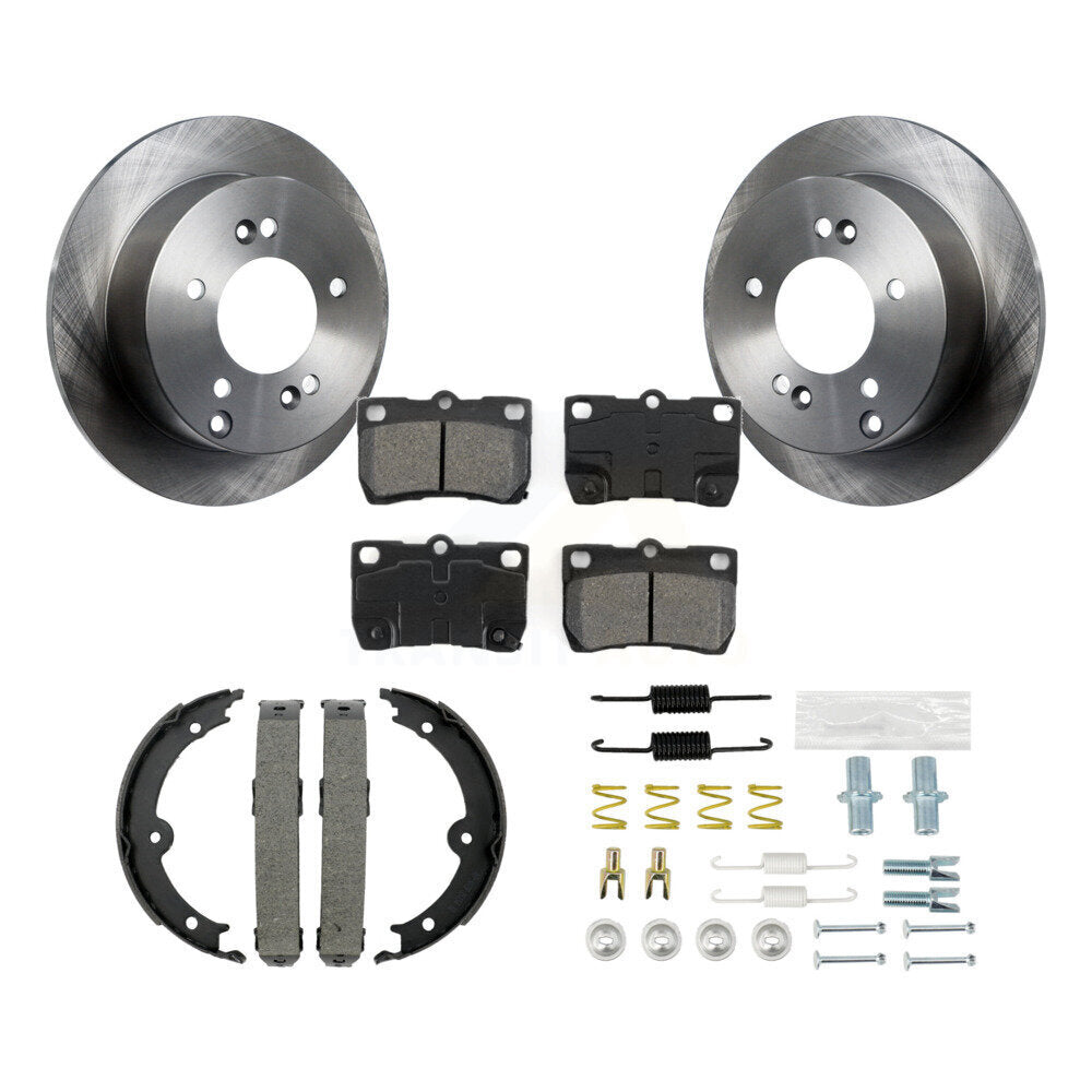 Transit Auto K8S-104655 Disc Brake Kit for 2006-2013 Lexus IS250 - Rear product image