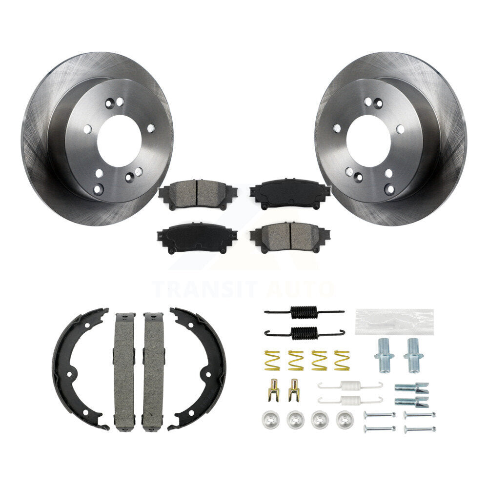 Transit Auto K8S-104657 Disc Brake Kit for 2014-2015 Lexus IS250 - Rear product image