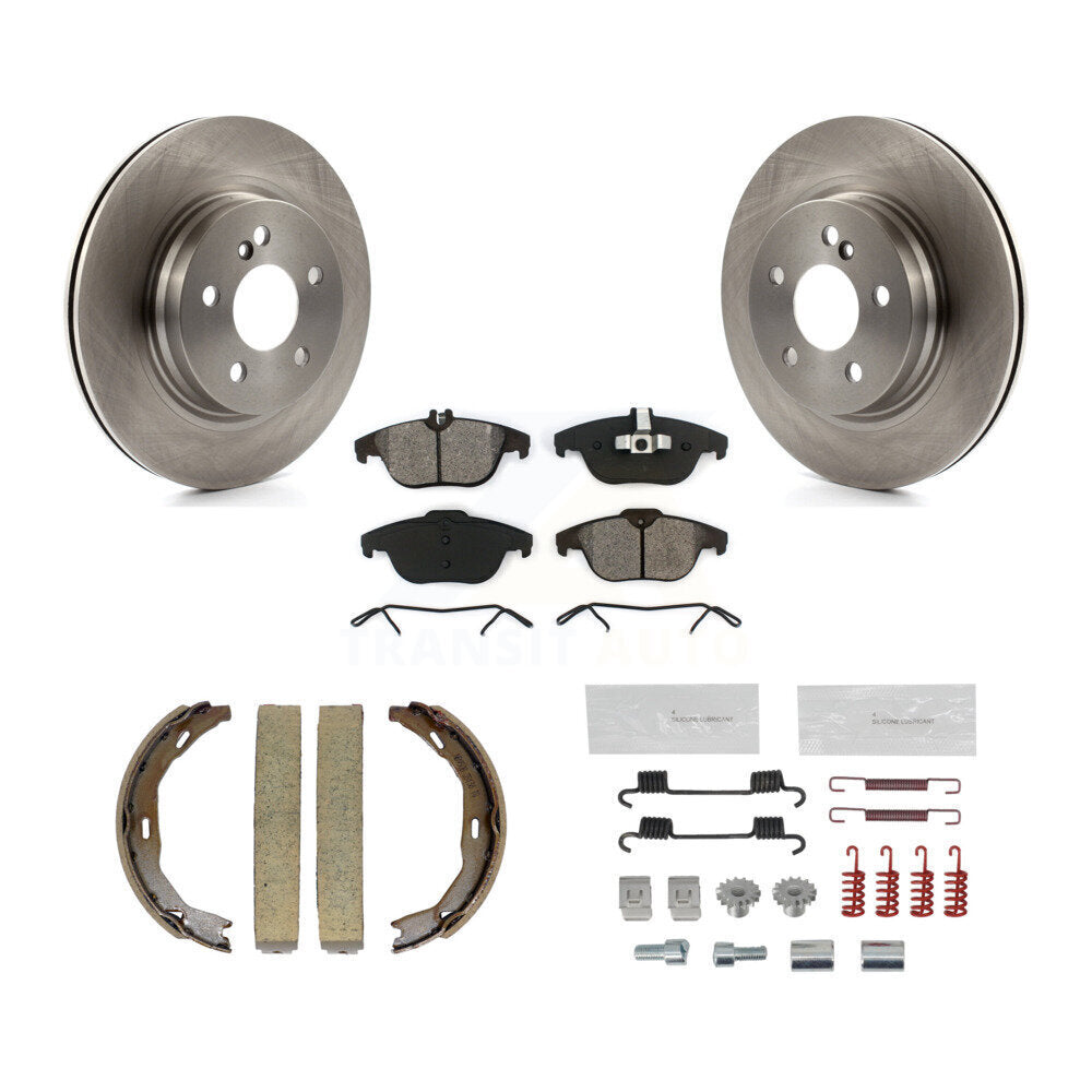 Transit Auto K8S-104664 Disc Brake Kit for 2008-2016 Mercedes-Benz C300, Mercedes-Benz E550, Mercedes-Benz C250 & more - Rear product image