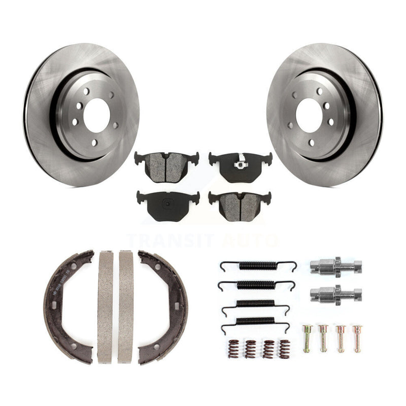 Transit Auto K8S-104677 Disc Brake Kit for 2001-2006 BMW 330Ci, BMW 330i, BMW 330xi - Rear product image
