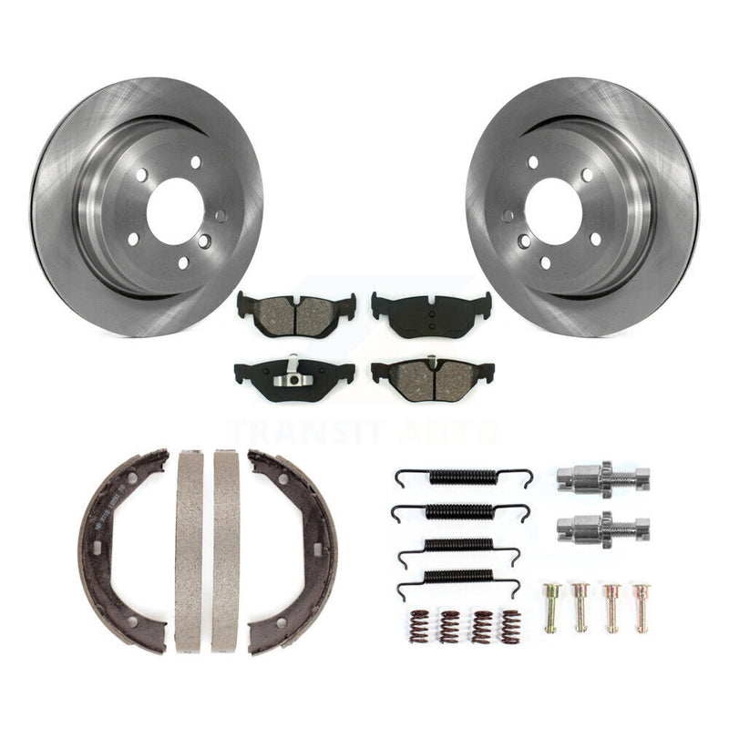 Transit Auto K8S-104679 Disc Brake Kit for 2006-2015 BMW X1, BMW 328i xDrive, BMW 328i & more - Rear product image