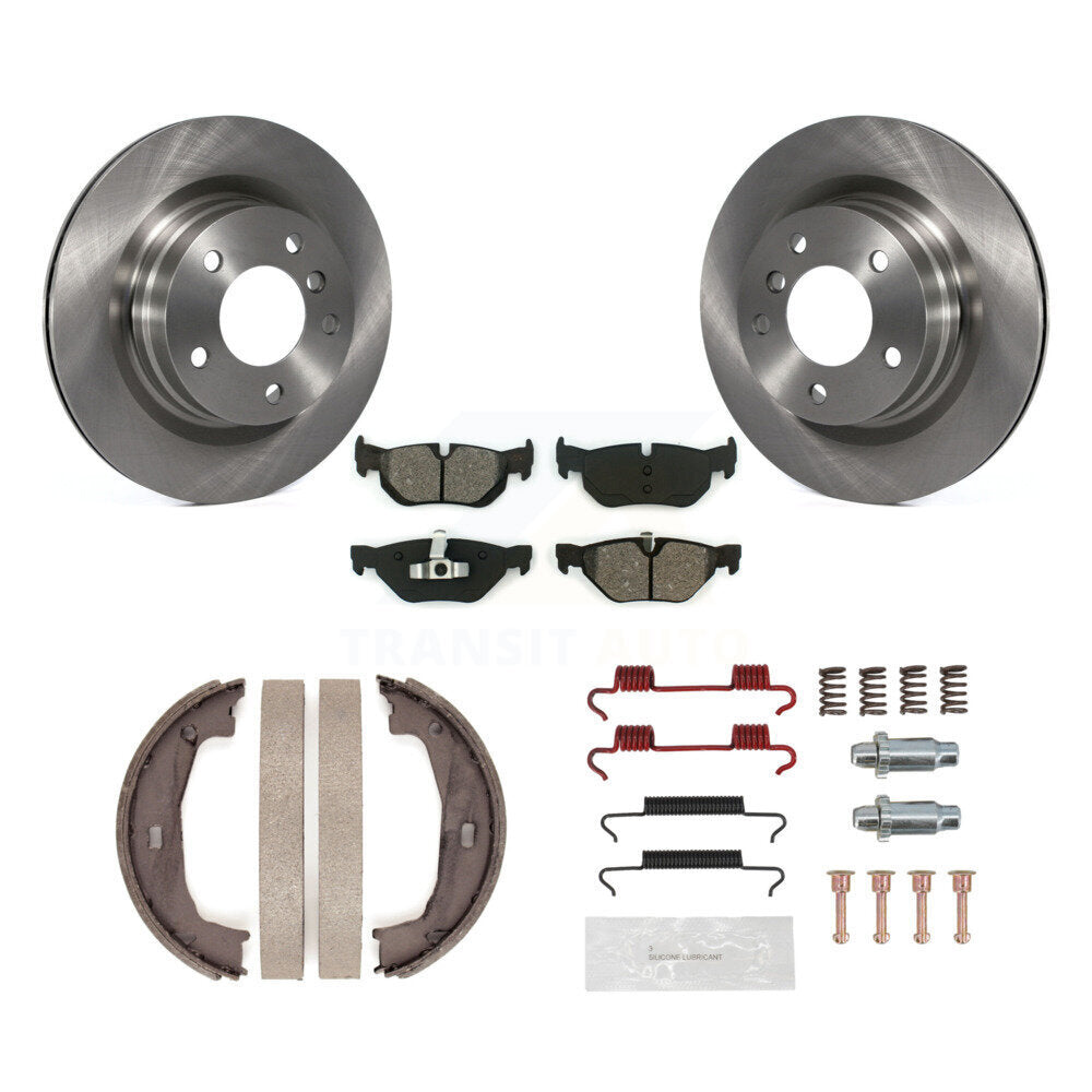 Transit Auto K8S-104680 Disc Brake Kit for 2006-2012 BMW 328i, BMW 325i - Rear product image