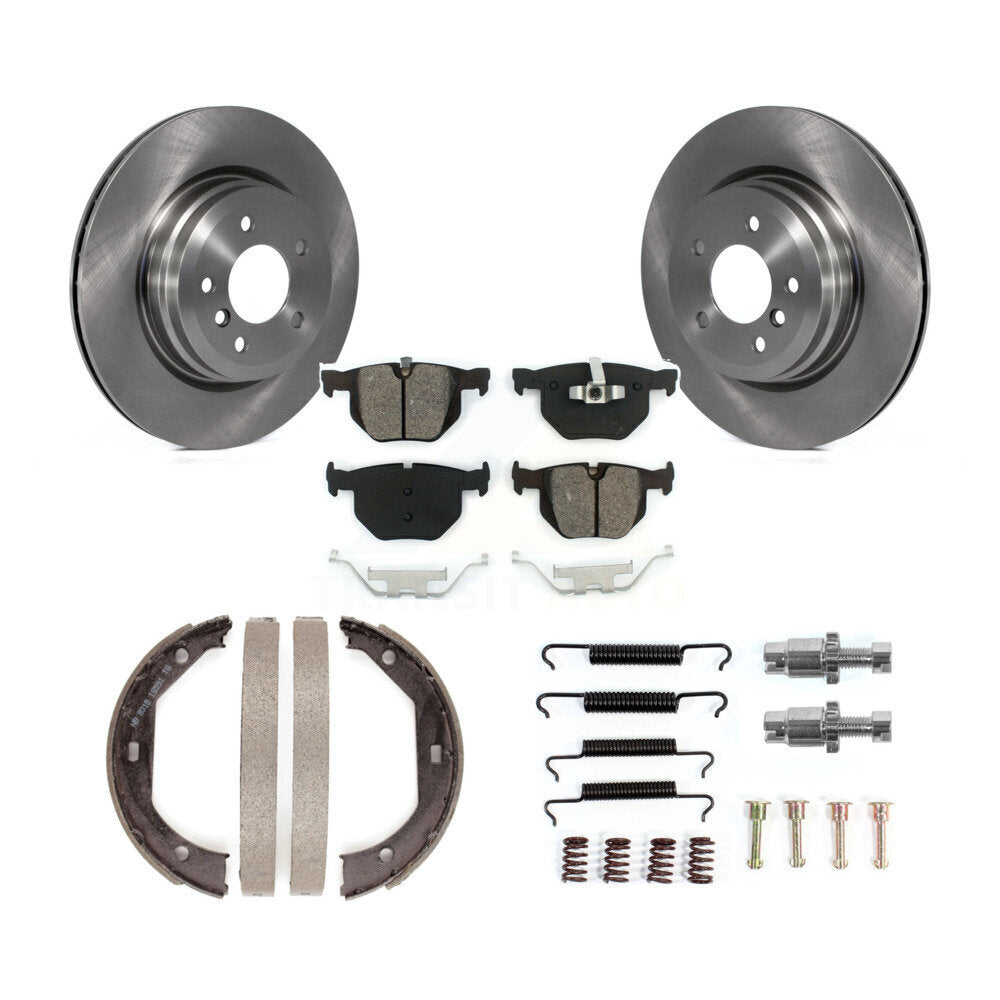 Transit Auto K8S-104693 Disc Brake Kit for 2006-2013 BMW 335i, BMW 335i xDrive, BMW 335is & more - Rear product image