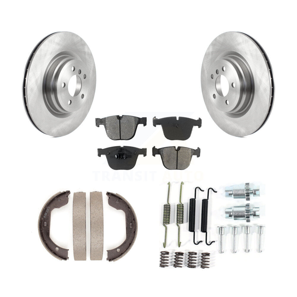 Transit Auto K8S-104695 Disc Brake Kit for 2009-2016 BMW ActiveHybrid 7, BMW Alpina B7, BMW Alpina B7 xDrive & more - Rear product image