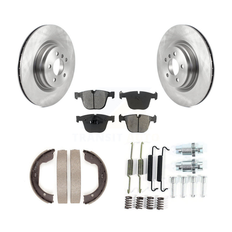Transit Auto K8S-104695 Disc Brake Kit for 2009-2016 BMW ActiveHybrid 7, BMW Alpina B7, BMW Alpina B7 xDrive & more - Rear product image