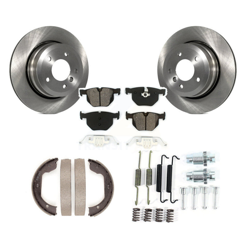 Transit Auto K8S-104701 Disc Brake Kit for 2006-2010 BMW 528i, BMW 535i xDrive, BMW 528i xDrive & more - Rear product image
