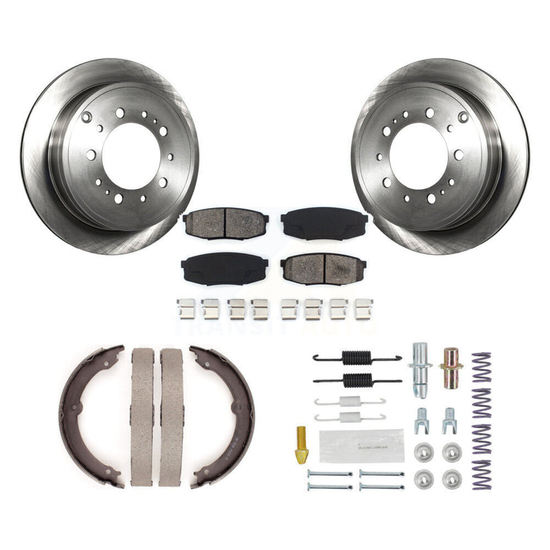 Transit Auto K8S-104707 Disc Brake Kit for 2007-2021 Lexus LX570, Toyota Land Cruiser, Toyota Sequoia & more - Rear product image