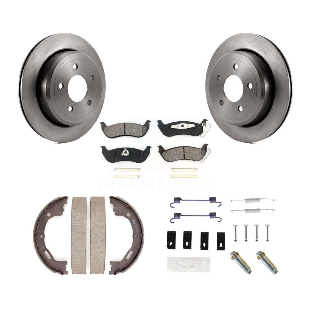 Transit Auto K8S-104708 Disc Brake Kit for 2003-2004 Ford Crown Victoria, Mercury Grand Marquis, Mercury Marauder - Rear product image