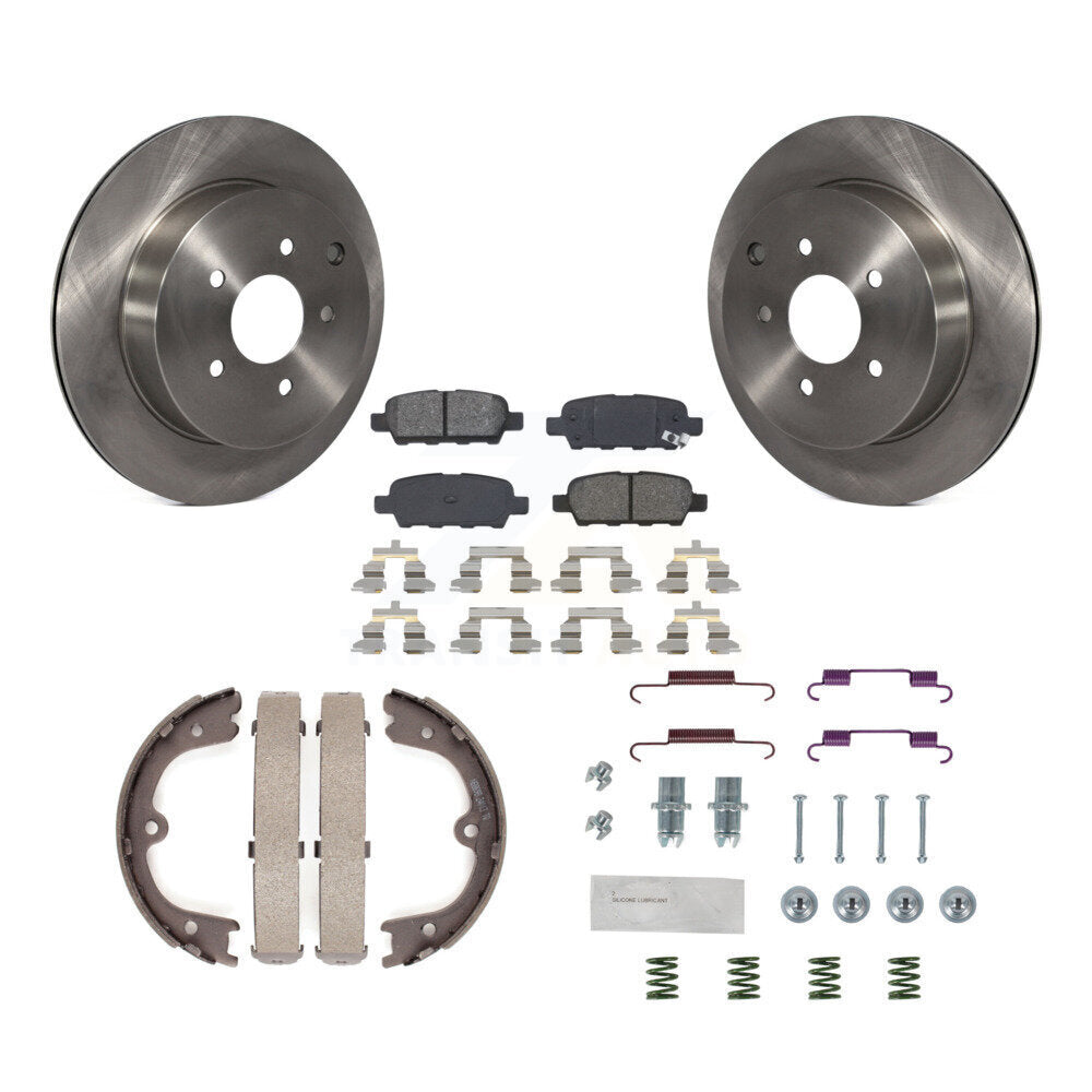 Transit Auto K8S-104709 Disc Brake Kit for 2003-2016 INFINITI Q70, INFINITI Q70L, INFINITI QX70 & more - Rear product image