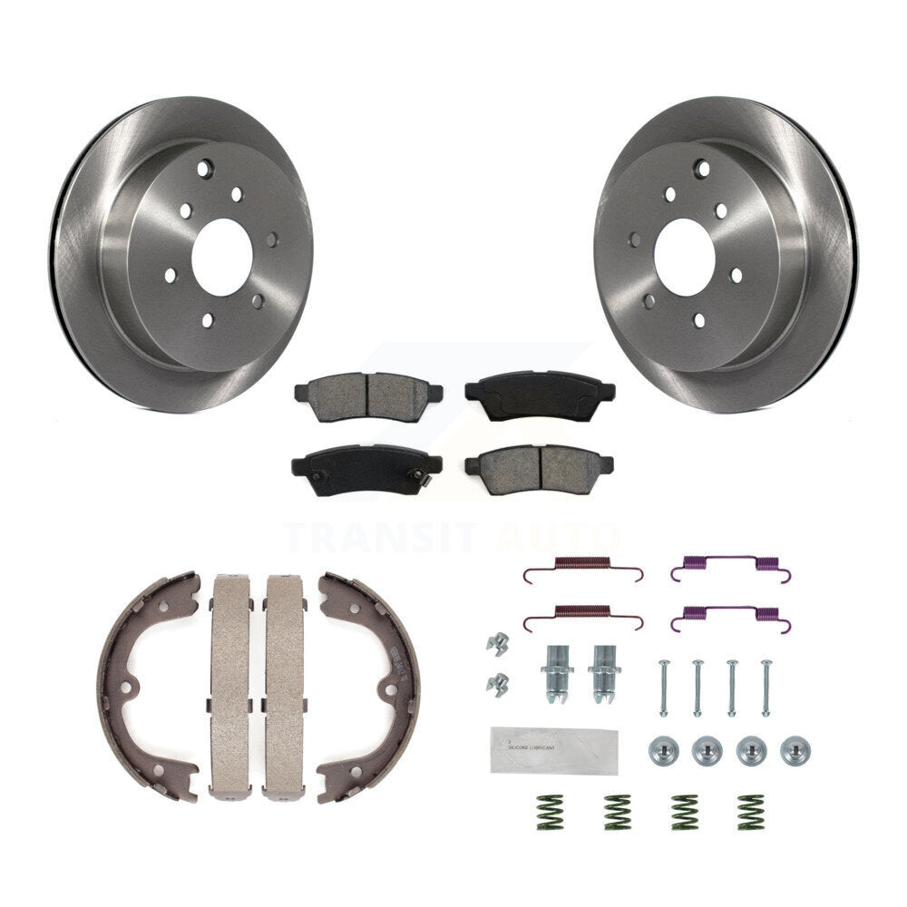 Transit Auto K8S-104711 Disc Brake Kit for 2005-2023 Nissan Xterra, Nissan Frontier - Rear product image