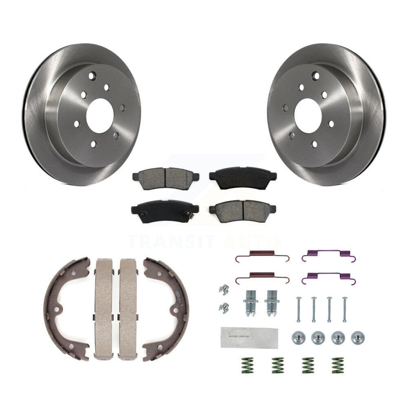 Transit Auto K8S-104711 Disc Brake Kit for 2005-2023 Nissan Xterra, Nissan Frontier - Rear product image
