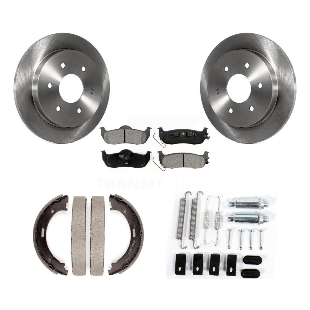 Transit Auto K8S-104714 Disc Brake Kit for 2004-2014 Nissan Armada, INFINITI QX56, Nissan TITAN - Rear product image
