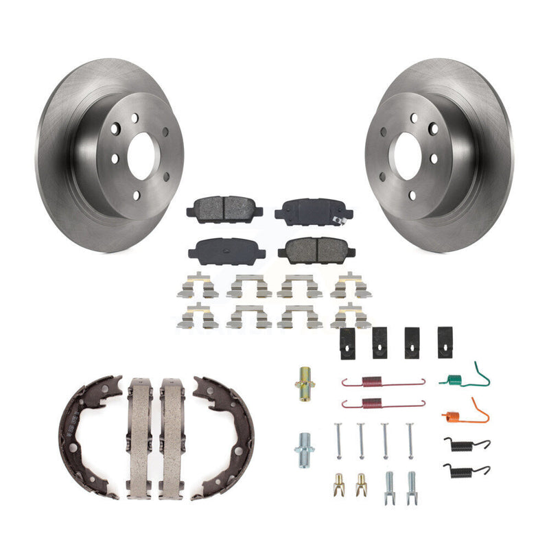 Transit Auto K8S-104718 Disc Brake Kit for 2007-2019 Nissan Juke, Nissan Sentra - Rear product image