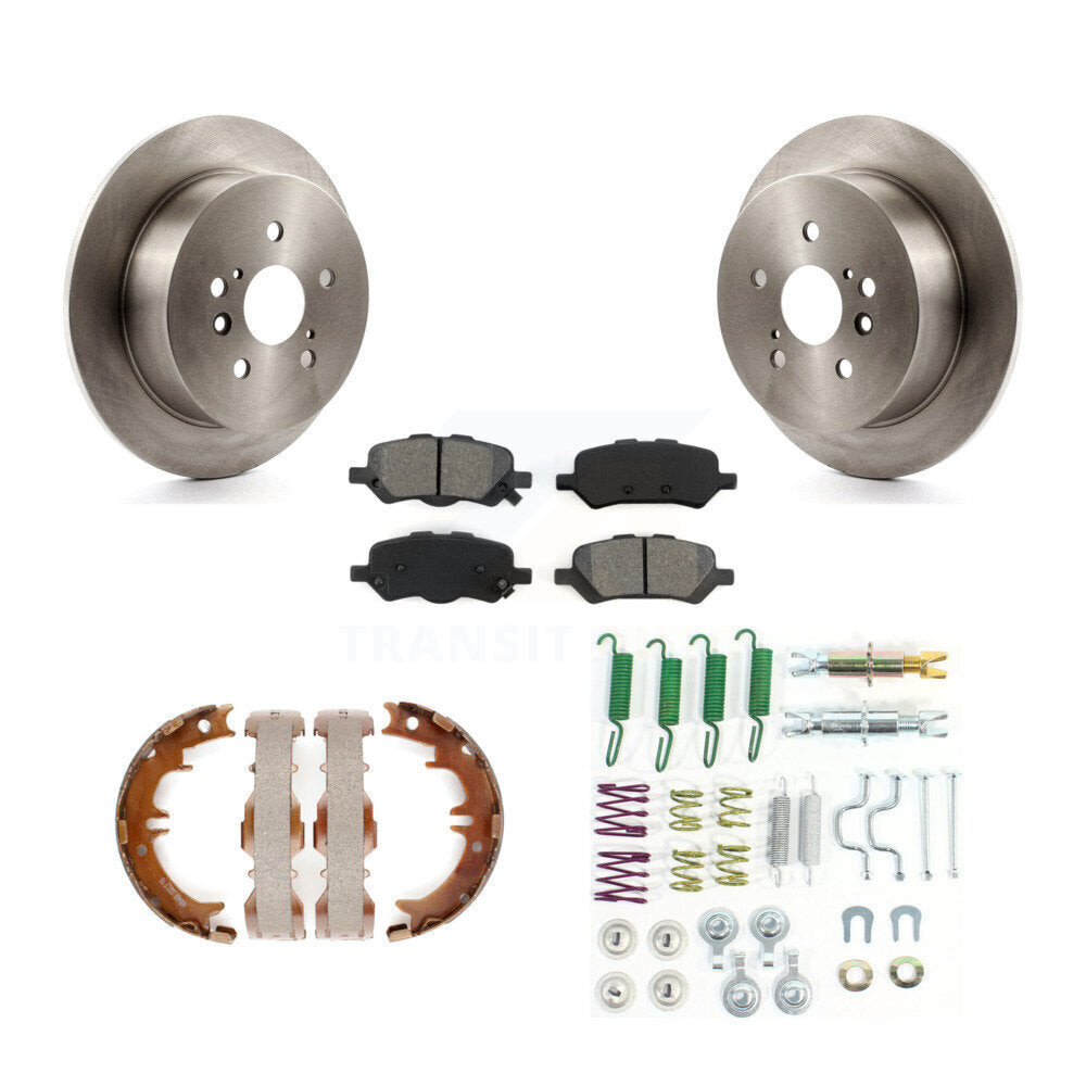 Transit Auto K8S-104733 Disc Brake Kit for 2009-2016 Toyota Venza - Rear product image