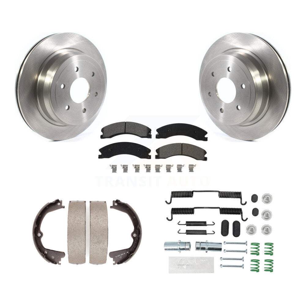 Transit Auto K8S-104745 Disc Brake Kit for 2016-2019 Nissan TITAN XD - Rear product image