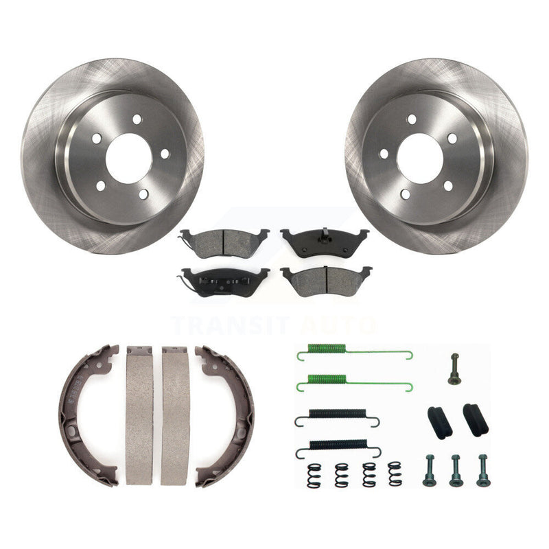 Transit Auto K8S-104747 Disc Brake Kit for 2001-2007 Chrysler Voyager, Chrysler Town & Country, Dodge Caravan & more - Rear product image