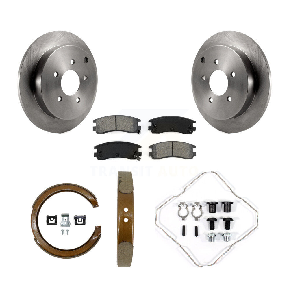 Transit Auto K8S-104749 Disc Brake Kit for 2001-2007 Buick Rendezvous, Chevrolet Venture, Oldsmobile Silhouette & more - Rear product image
