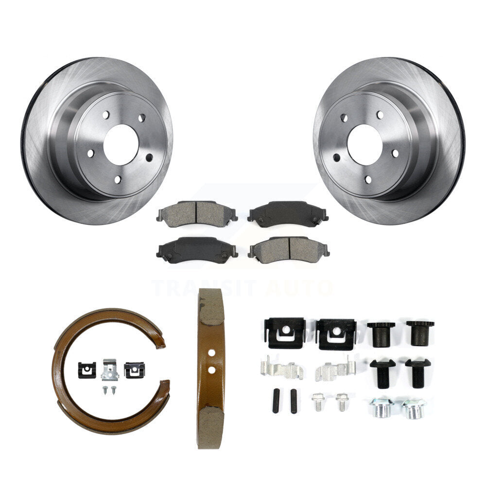 Transit Auto K8S-104752 Disc Brake Kit for 1997-2005 GMC Jimmy, Chevrolet S10, GMC Sonoma & more - Rear product image