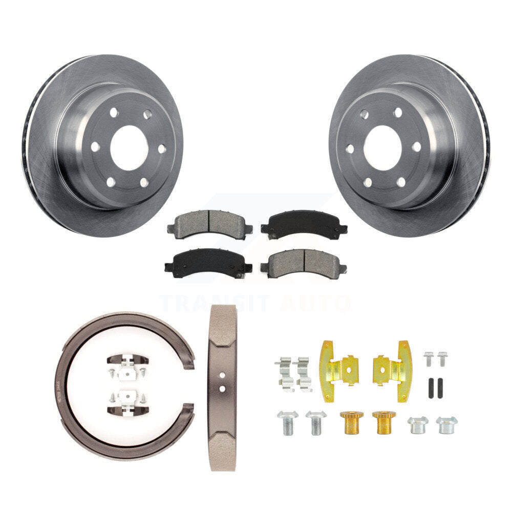 Transit Auto K8S-104754 Disc Brake Kit for 2002-2014 Cadillac Escalade, Chevrolet Avalanche 1500, Chevrolet Express 1500 & more - Rear product image