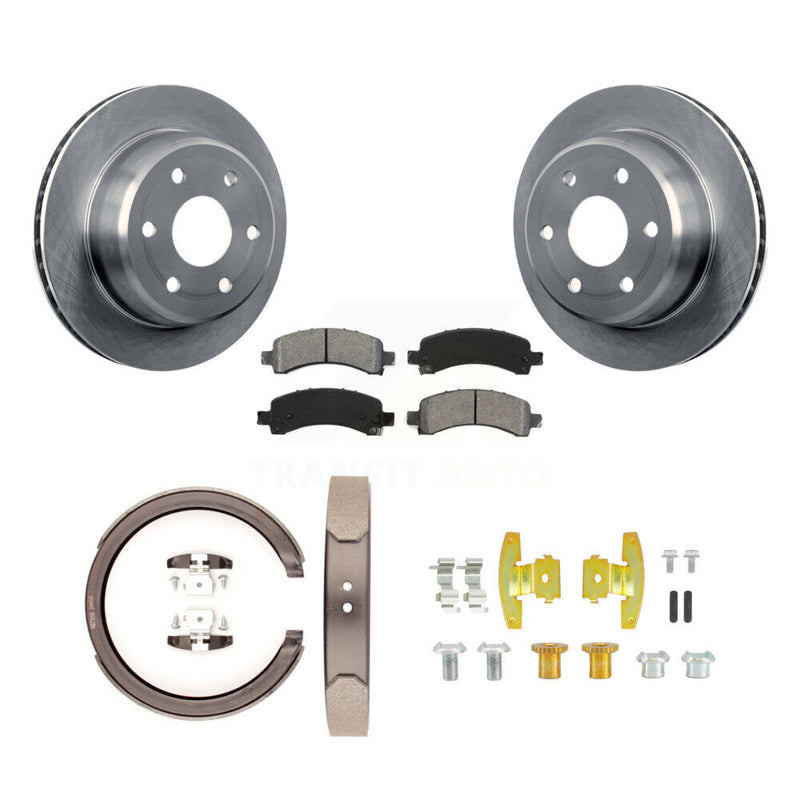 Transit Auto K8S-104754 Disc Brake Kit for 2002-2014 Cadillac Escalade, Chevrolet Avalanche 1500, Chevrolet Express 1500 & more - Rear product image