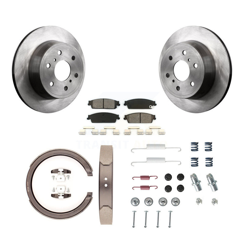 Transit Auto K8S-104756 Disc Brake Kit for 2013 Chevrolet Silverado 1500, GMC Sierra 1500 - Rear product image