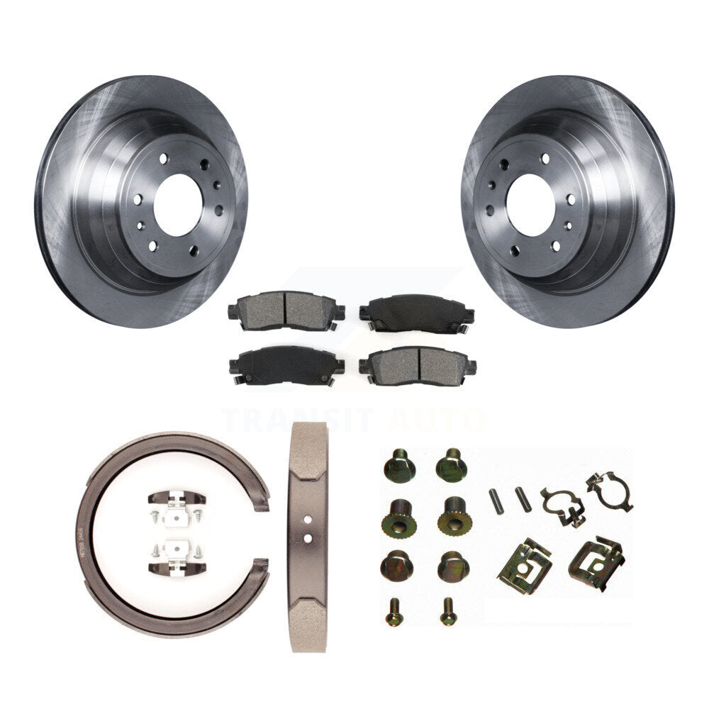 Transit Auto K8S-104757 Disc Brake Kit for 2002-2009 Saab 9-7x, Buick Rainier, GMC Envoy XUV & more - Rear product image