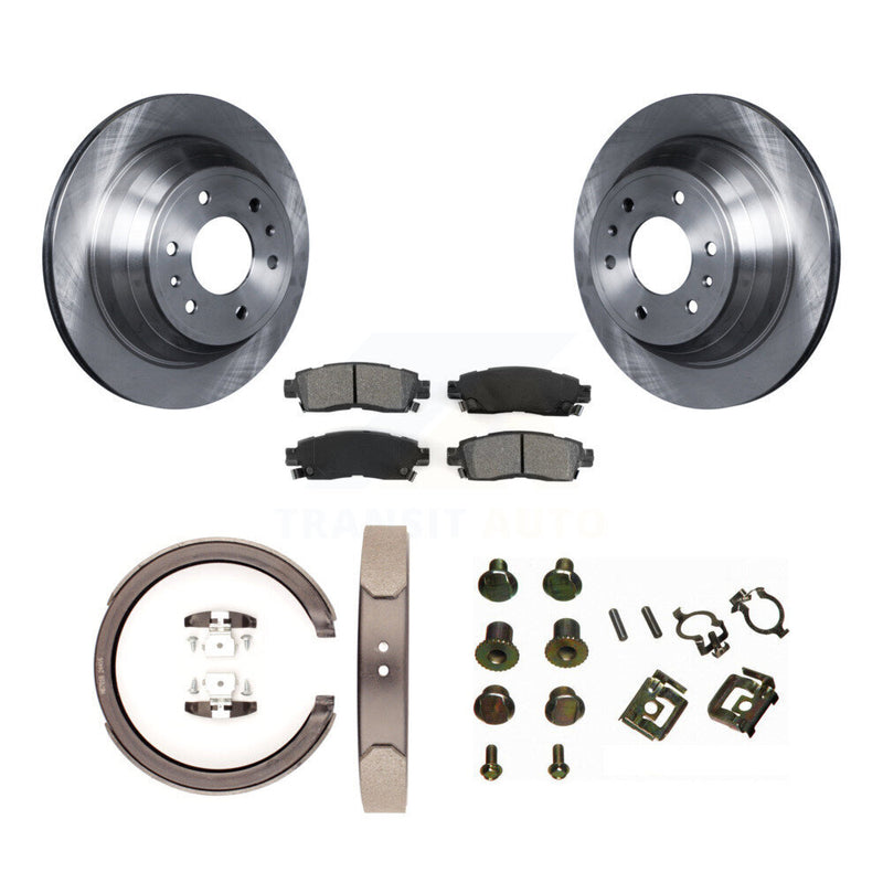 Transit Auto K8S-104757 Disc Brake Kit for 2002-2009 Saab 9-7x, Buick Rainier, GMC Envoy XUV & more - Rear product image
