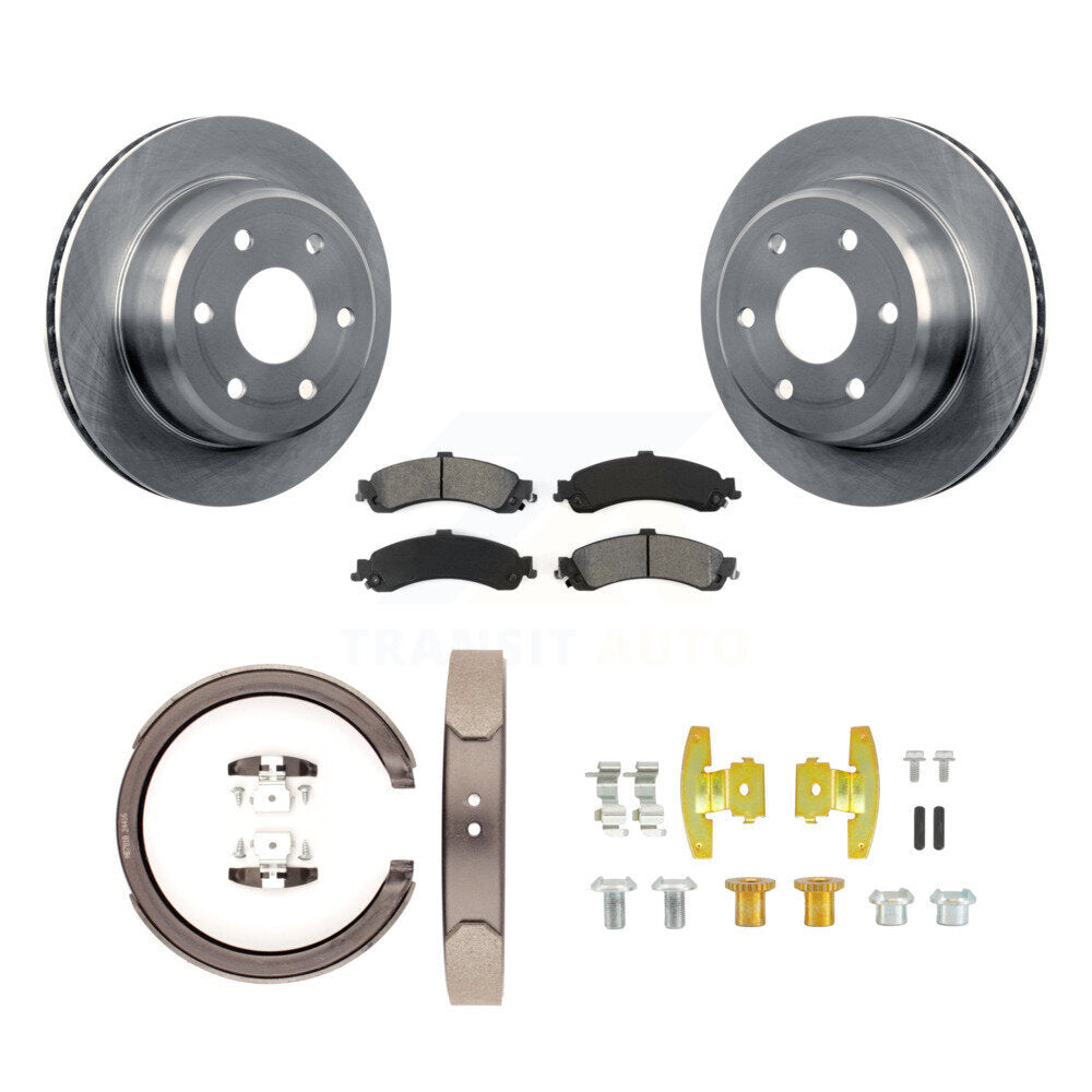Transit Auto K8S-104758 Disc Brake Kit for 2000-2006 GMC Sierra 1500, Cadillac Escalade, Cadillac Escalade ESV & more - Rear product image