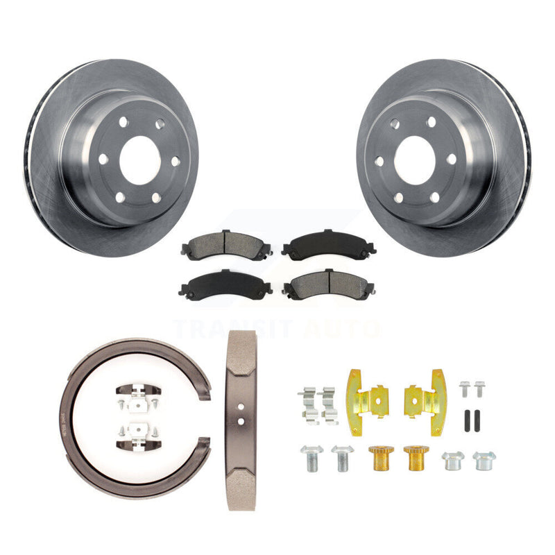 Transit Auto K8S-104758 Disc Brake Kit for 2000-2006 GMC Sierra 1500, Cadillac Escalade, Cadillac Escalade ESV & more - Rear product image