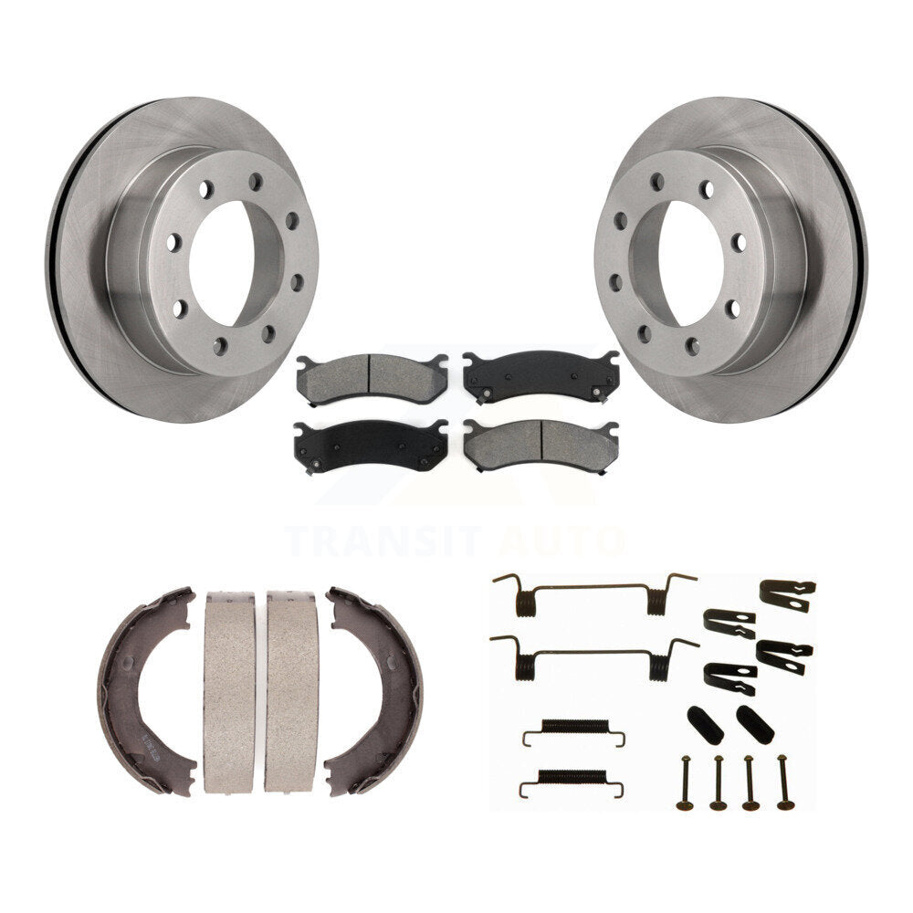 Transit Auto K8S-104764 Disc Brake Kit for 1999-2010 GMC Sierra 3500 HD, Chevrolet Silverado 2500 HD, Chevrolet Suburban 2500 & more - Rear product image