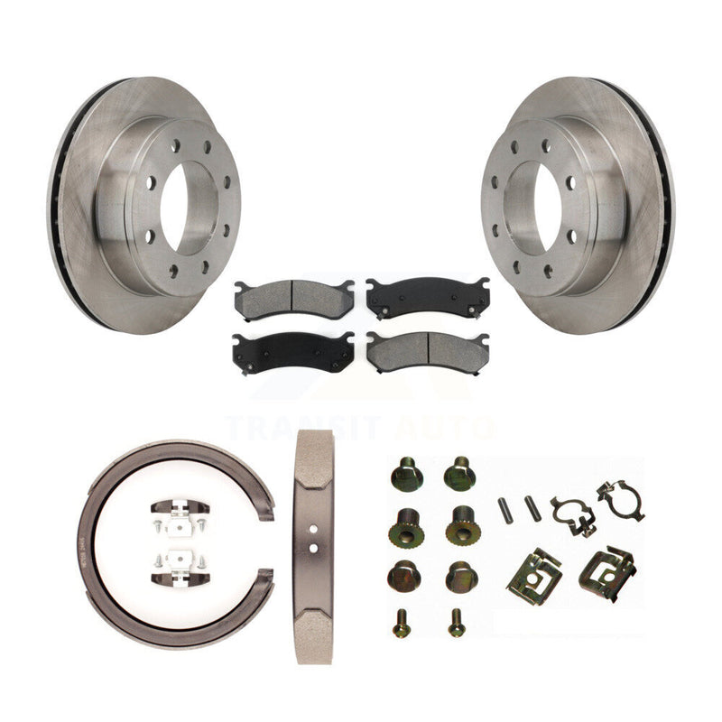 Transit Auto K8S-104768 Disc Brake Kit for 2003-2006 Chevrolet Silverado 1500 HD, GMC Sierra 1500 HD, GMC Sierra 2500 - Rear product image