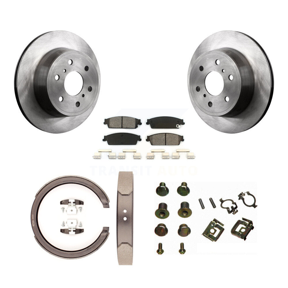 Transit Auto K8S-104774 Disc Brake Kit for 2007-2009 Chevrolet Silverado 1500, GMC Sierra 1500 - Rear product image