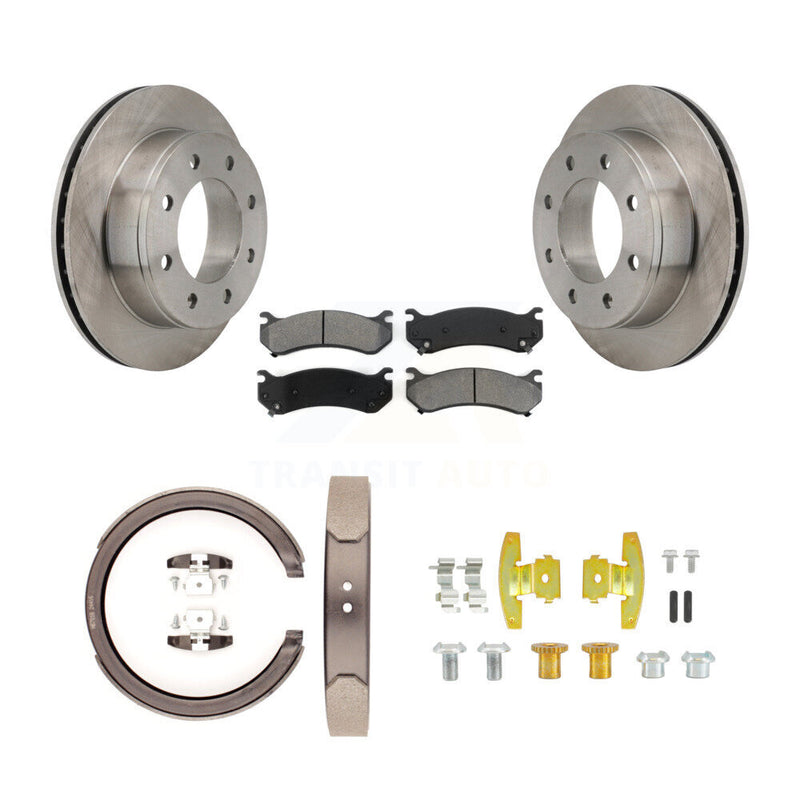 Transit Auto K8S-104776 Disc Brake Kit for 2001-2003 GMC Yukon XL 2500, Chevrolet Silverado 1500 HD, GMC Sierra 1500 HD - Rear product image