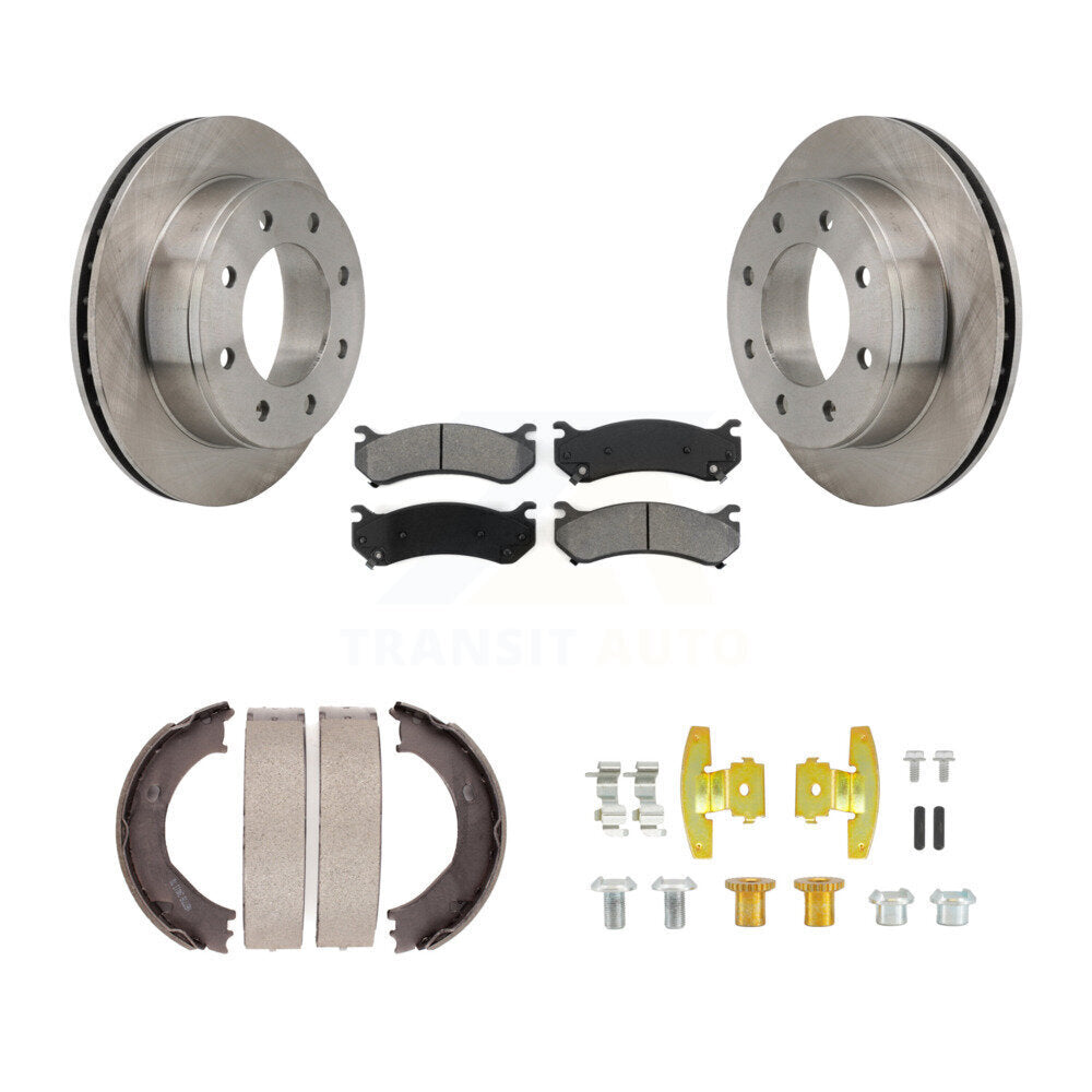 Transit Auto K8S-104777 Disc Brake Kit for 2001-2005 Chevrolet Suburban 2500, GMC Yukon XL 2500, Chevrolet Silverado 1500 HD & more - Rear product image