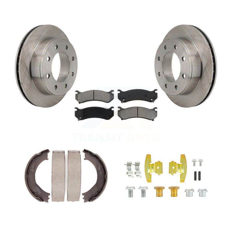 Transit Auto K8S-104777 Disc Brake Kit for 2001-2005 Chevrolet Suburban 2500, GMC Yukon XL 2500, Chevrolet Silverado 1500 HD & more - Rear product image