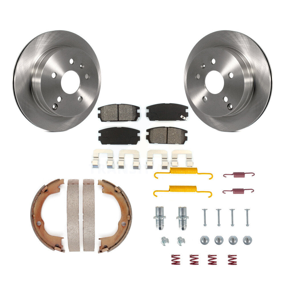 Transit Auto K8S-104784 Disc Brake Kit for 2012-2017 Chevrolet Equinox, GMC Terrain - Rear product image