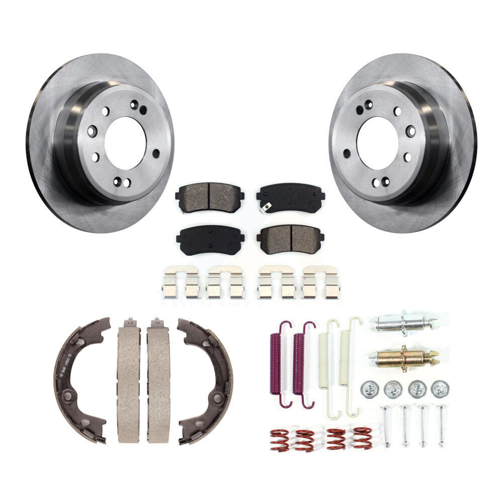 Transit Auto K8S-104786 Disc Brake Kit for 2009-2011 Hyundai Elantra - Rear product image
