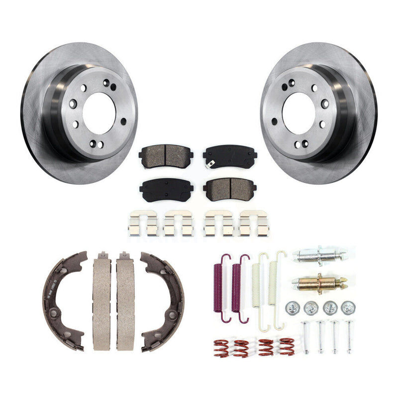 Transit Auto K8S-104786 Disc Brake Kit for 2009-2011 Hyundai Elantra - Rear product image