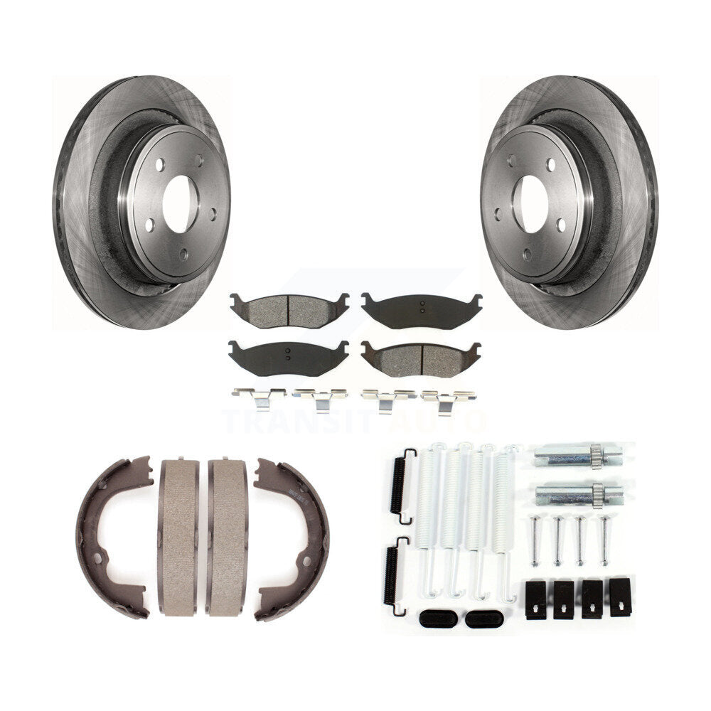 Transit Auto K8S-104789 Disc Brake Kit for 2007-2021 Ram 1500 Classic, Ram 1500, Chrysler Aspen & more - Rear product image