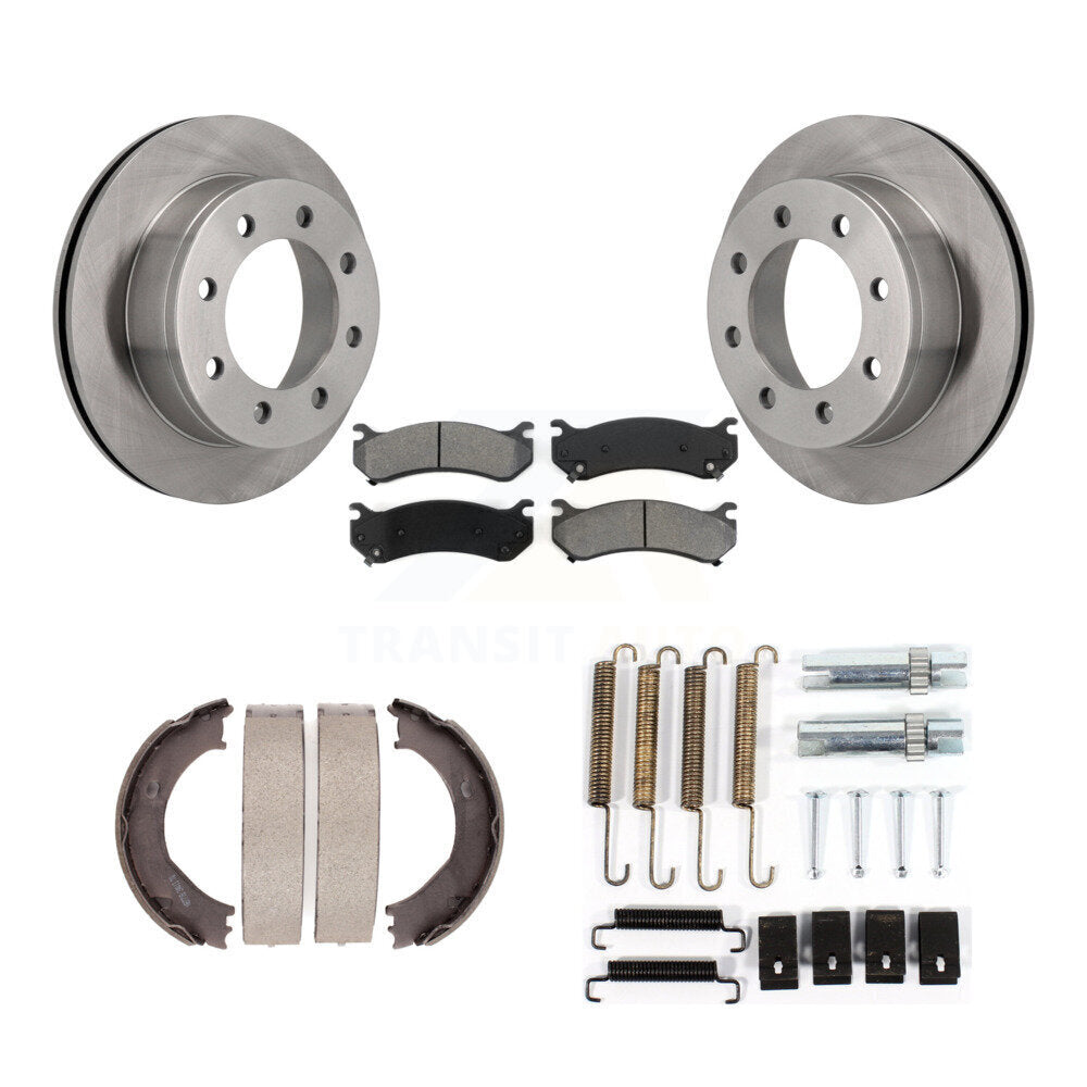 Transit Auto K8S-104808 Disc Brake Kit for 2004-2006 Chevrolet Silverado 3500, GMC Sierra 3500 - Rear product image