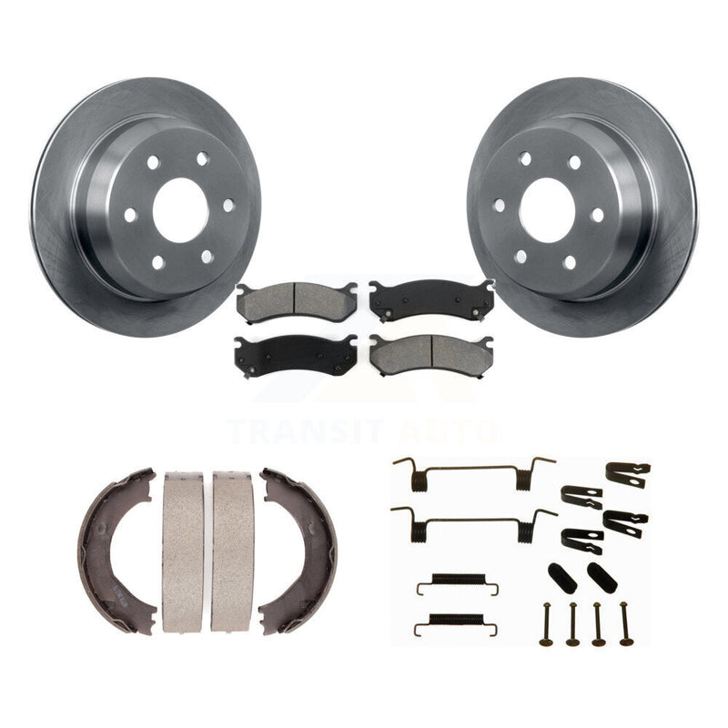 Transit Auto K8S-104815 Disc Brake Kit for 2003 Chevrolet Silverado 2500, Chevrolet Silverado 2500 HD, GMC Sierra 2500 - Rear product image