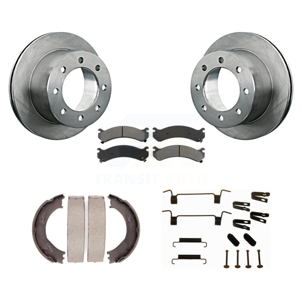 Transit Auto K8S-104817 Disc Brake Kit for 2010 GMC Sierra 3500 HD - Rear product image
