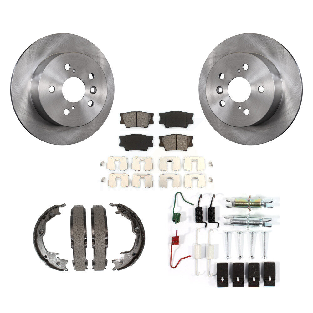 Transit Auto K8S-104818 Disc Brake Kit for 2012-2018 Lexus ES350, Lexus ES300h, Toyota Avalon & more - Rear product image