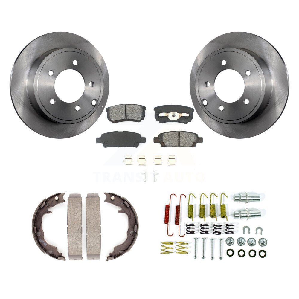 Transit Auto K8S-104822 Disc Brake Kit for 2007-2017 Jeep Compass, Jeep Patriot, Chrysler 200 & more - Rear product image