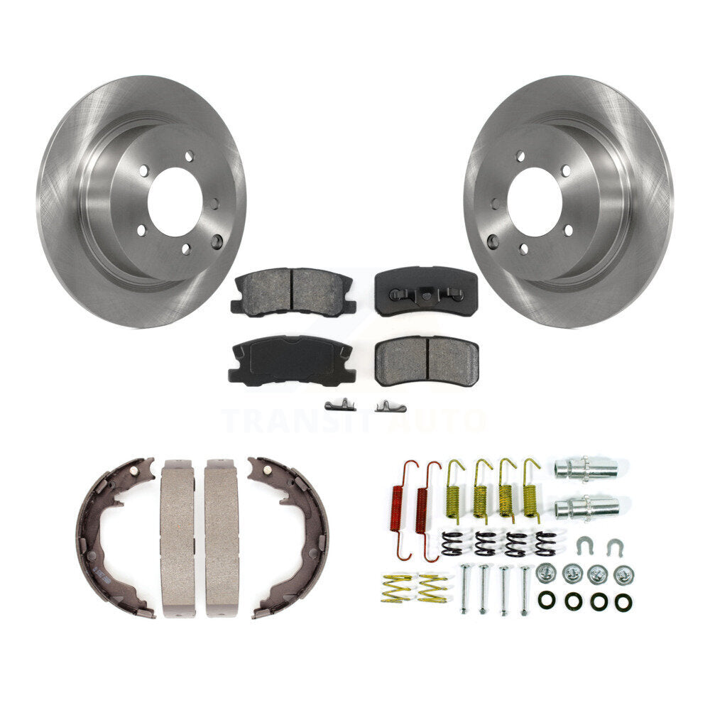 Transit Auto K8S-104823 Disc Brake Kit for 2007-2017 Jeep Compass, Jeep Patriot, Chrysler 200 & more - Rear product image