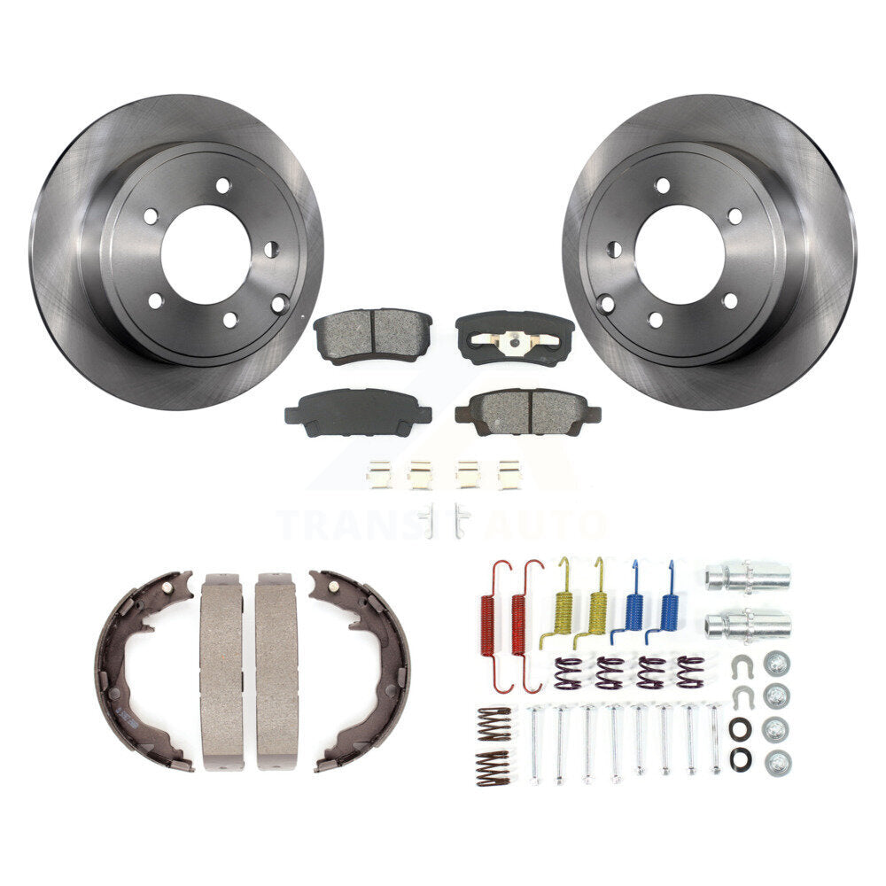 Transit Auto K8S-104825 Disc Brake Kit for 2008-2014 Mitsubishi Lancer - Rear product image