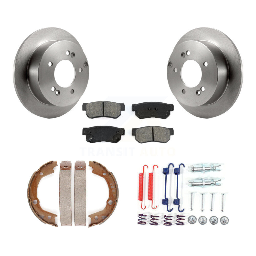 Transit Auto K8S-104840 Disc Brake Kit for 2005-2010 Hyundai Tucson, Kia Sportage - Rear product image