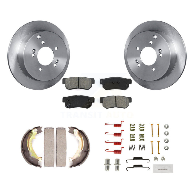 Transit Auto K8S-104841 Disc Brake Kit for 2005-2010 Hyundai Tucson, Kia Sportage - Rear product image