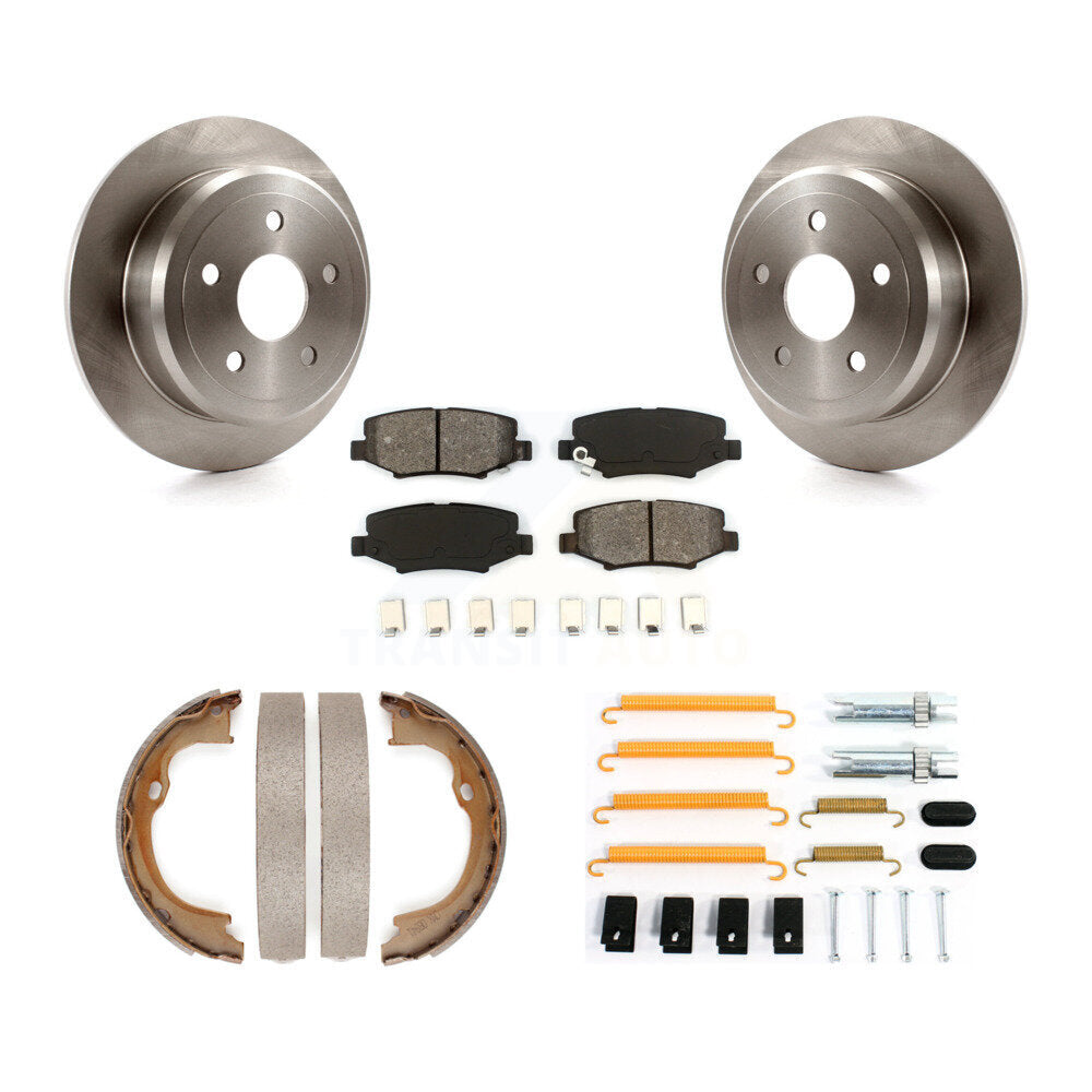 Transit Auto K8S-104848 Disc Brake Kit for 2007-2018 Jeep Wrangler JK, Jeep Wrangler - Rear product image